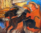 Françoise Folley - Camargue - Techniques mixtes Véro BERTHIER