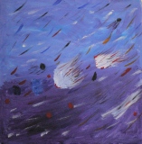Françoise Hubert  - Tempête céleste - Techniques mixtes Véro BERTHIER